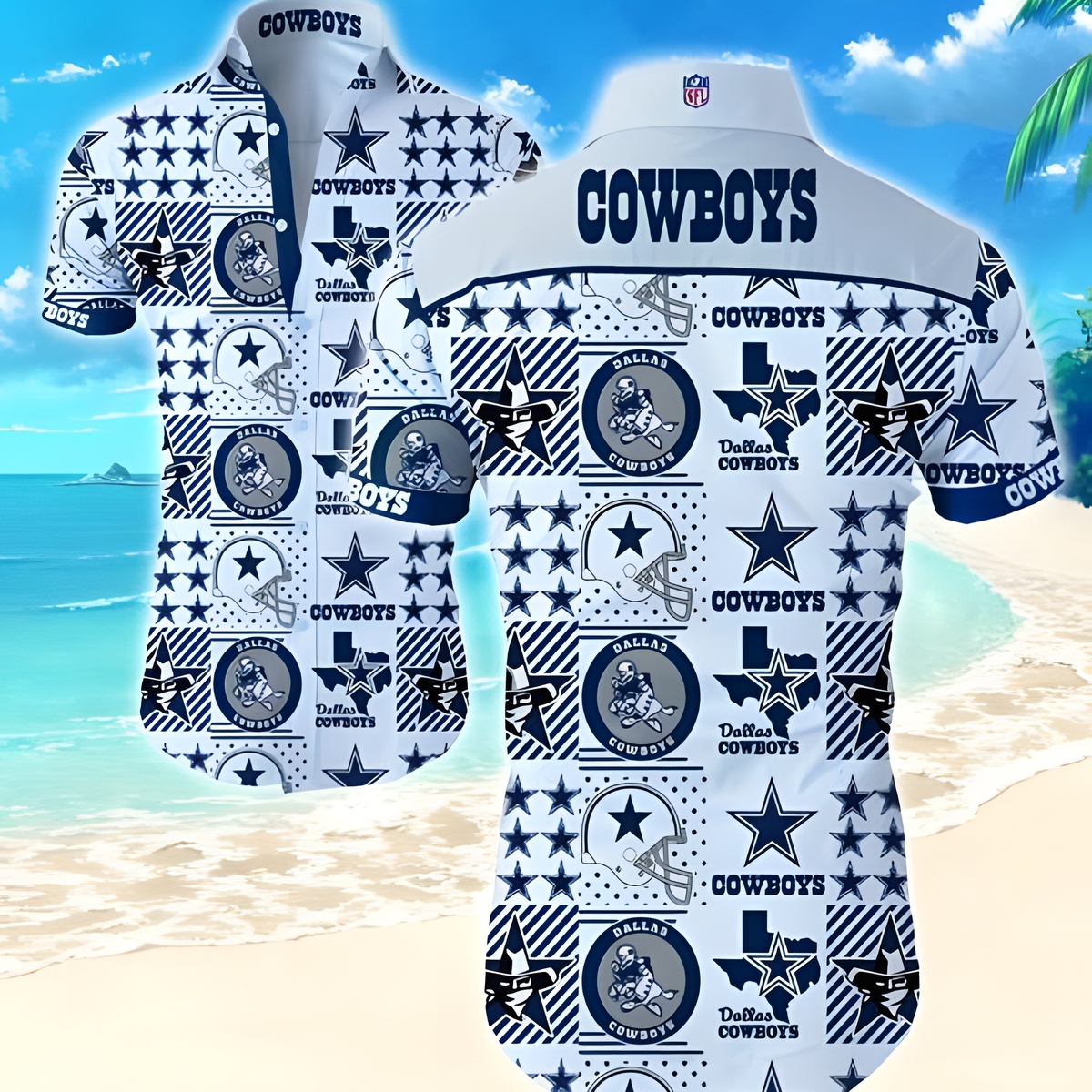 Dallas Cowboys Hawaiian Shirt Football Gift For Summer Lovers