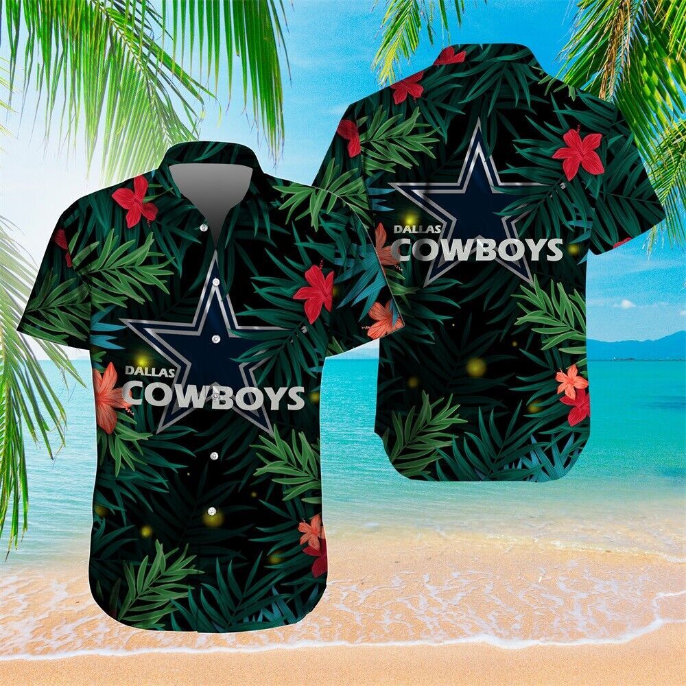 Dallas Cowboys Hawaiian Shirt Beach Gift For Dad