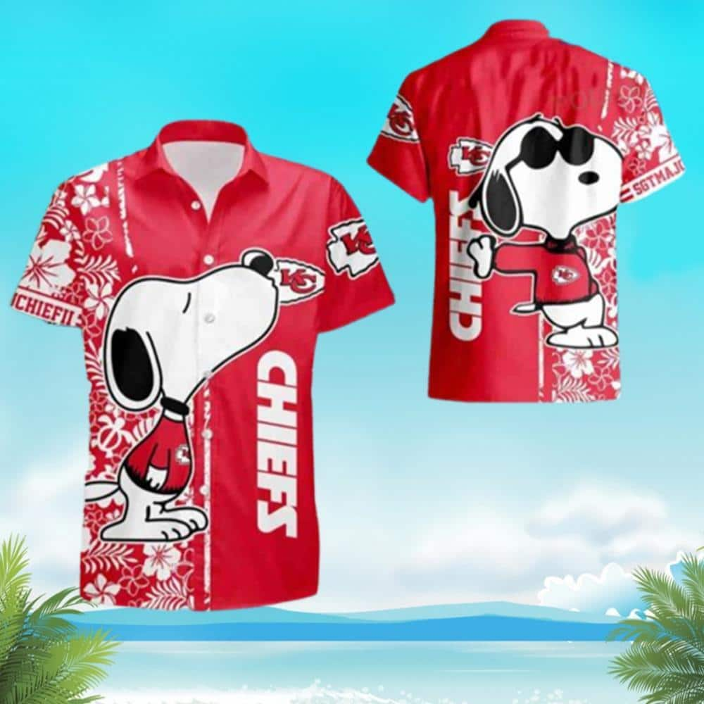 Snoopy Kansas City Chiefs Hawaiian Shirt Summer Gift For Friend