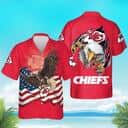 Kansas City Chiefs Hawaiian Shirt Eagles USA Flag Independence Day 4th Of July Kansas City Chiefs Hawaiian Shirt Eagles USA Flag Independence Day 4th Of July