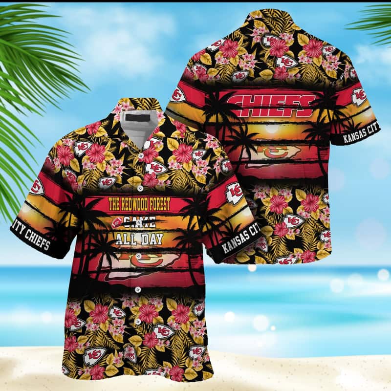 The Redwood Forest Came All Day NFL Kansas City Chiefs Hawaiian Shirt The Redwood Forest Came All Day NFL Kansas City Chiefs Hawaiian Shirt