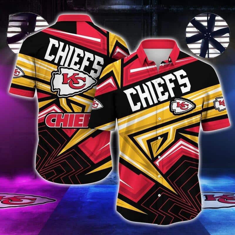 NFL Kansas City Chiefs Hawaiian Shirt Practical Beach Gift NFL Kansas City Chiefs Hawaiian Shirt Practical Beach Gift