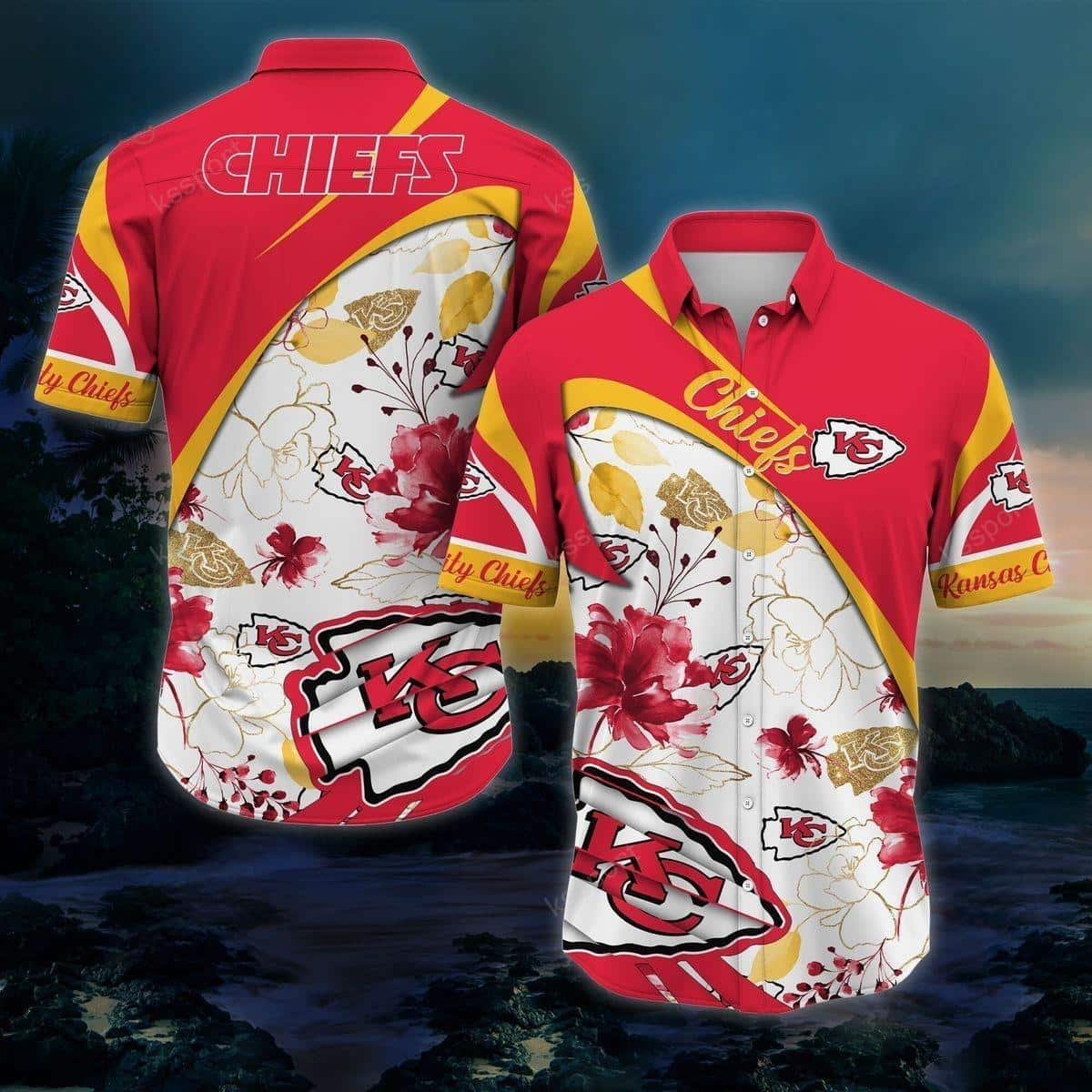 NFL Kansas City Chiefs Hawaiian Shirt Summer Gift For Friends