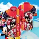 Cool Disney Mickey Mouse With Kansas City Chiefs Hawaiian Shirt Cool Disney Mickey Mouse With Kansas City Chiefs Hawaiian Shirt