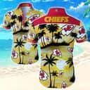 Kansas City Chiefs Hawaiian Shirt Palm Tree Pattern Summer Vacation Gift Kansas City Chiefs Hawaiian Shirt Palm Tree Pattern Summer Vacation Gift