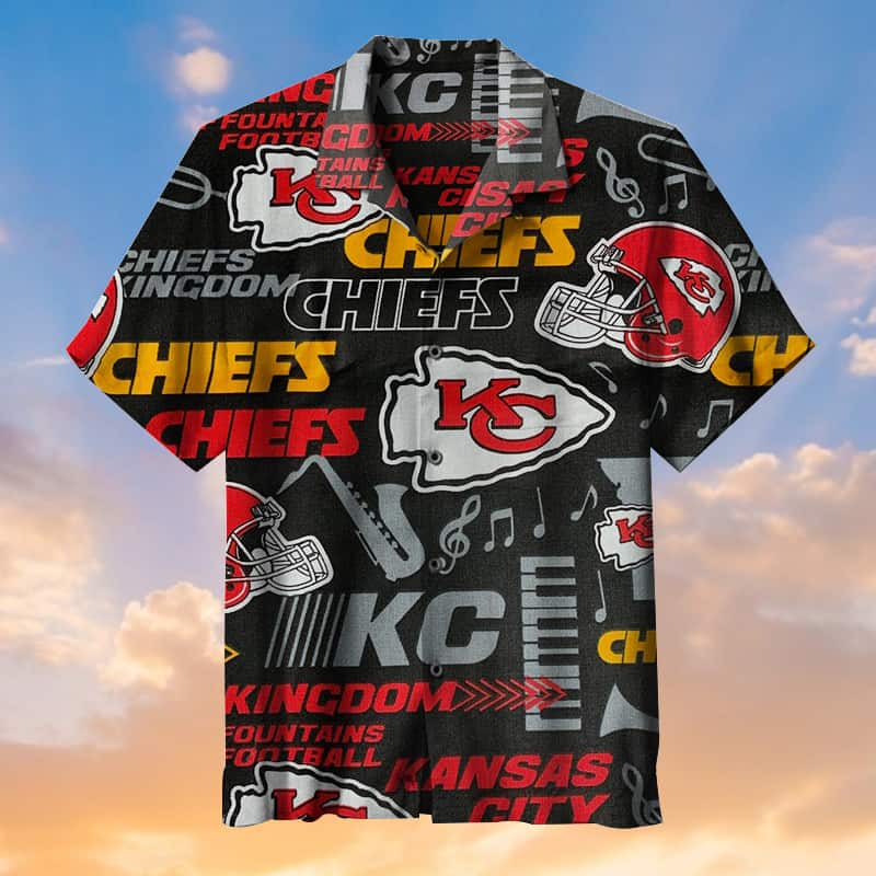 Kansas City Chiefs Hawaiian Shirt Football Gift For Men Kansas City Chiefs Hawaiian Shirt Football Gift For Men