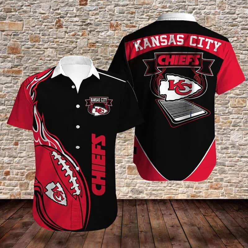 Kansas City Chiefs Hawaiian Shirt Gift For Beach Vacation Kansas City Chiefs Hawaiian Shirt Gift For Beach Vacation