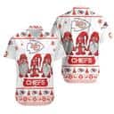 Gnomes Christmas Pattern With Kansas City Chiefs Hawaiian Shirt Gnomes Christmas Pattern With Kansas City Chiefs Hawaiian Shirt