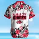 NFL Kansas City Chiefs Hawaiian Shirt Hibiscus Flowers Pattern NFL Kansas City Chiefs Hawaiian Shirt Hibiscus Flowers Pattern
