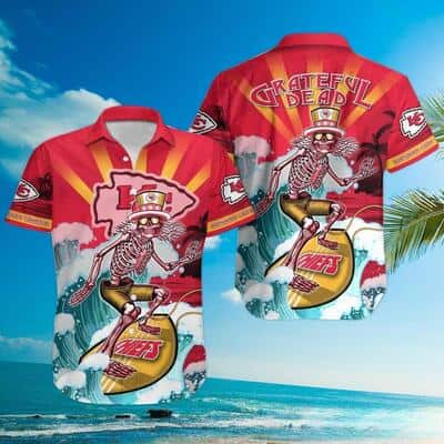 Grateful Dead NFL Kansas City Chiefs Hawaiian Shirt