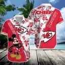 Disney Mickey Mouse Tropical Flower Pattern Kansas City Chiefs Hawaiian Shirt Disney Mickey Mouse Tropical Flower Pattern Kansas City Chiefs Hawaiian Shirt