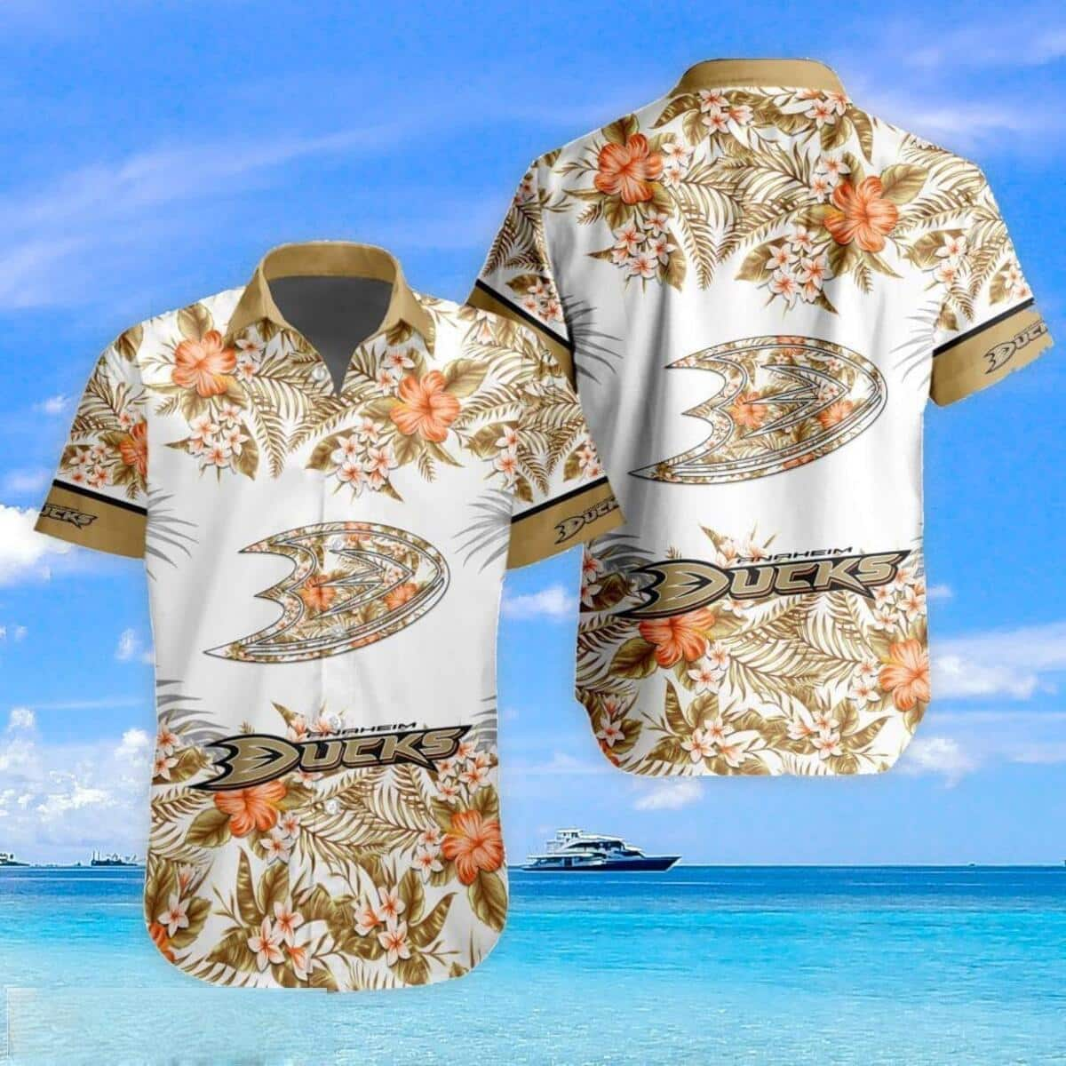 NHL Anaheim Ducks Hawaiian Shirt Gift For Hockey Lovers