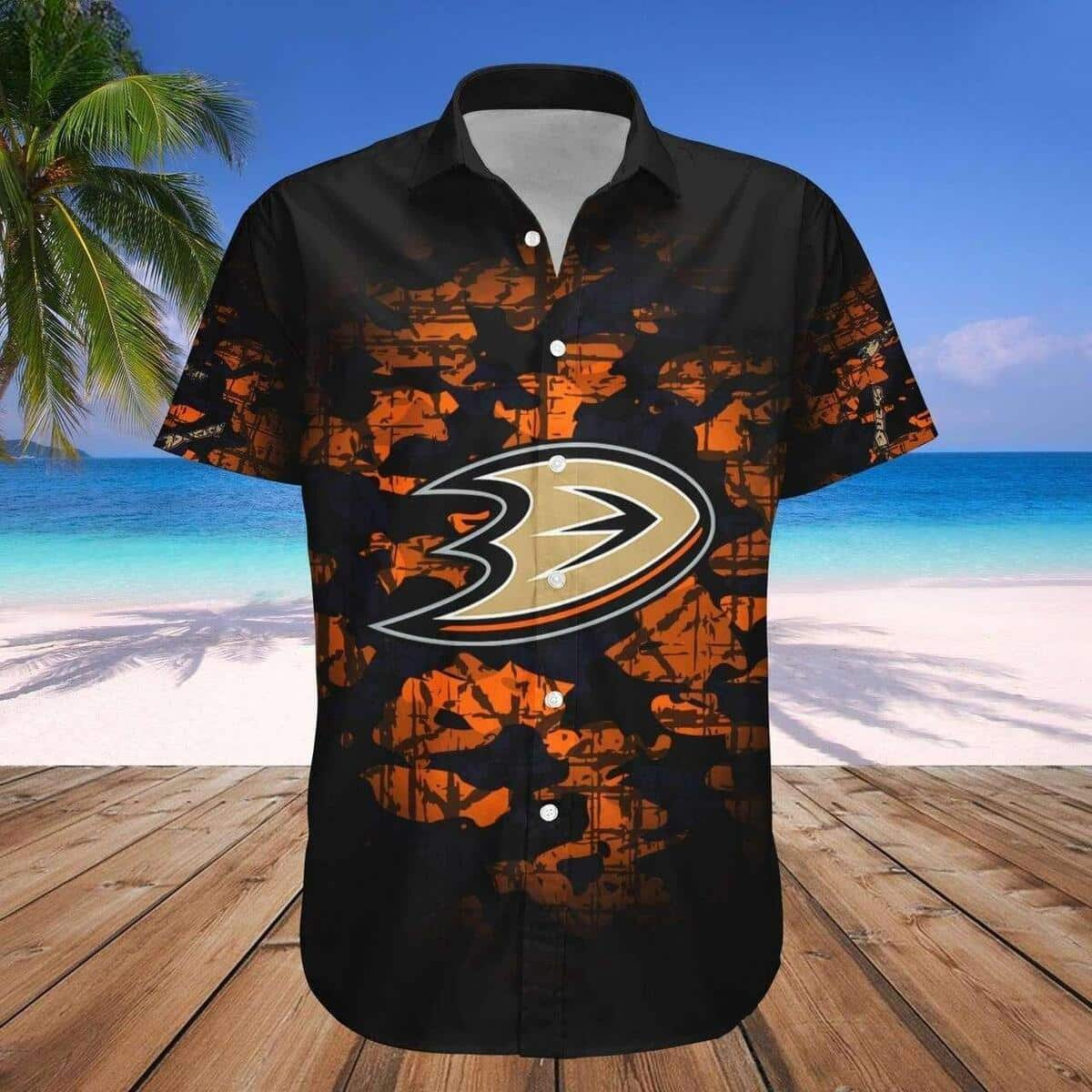 NHL Anaheim Ducks Hawaiian Shirt Summer Gift For Friend