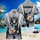 Mickey Mouse Disney NFL Las Vegas Raiders Hawaiian Shirt Mickey Mouse Disney NFL Las Vegas Raiders Hawaiian Shirt