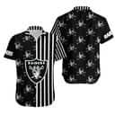 Stripes And Skull Las Vegas Raiders Hawaiian Shirt Stripes And Skull Las Vegas Raiders Hawaiian Shirt