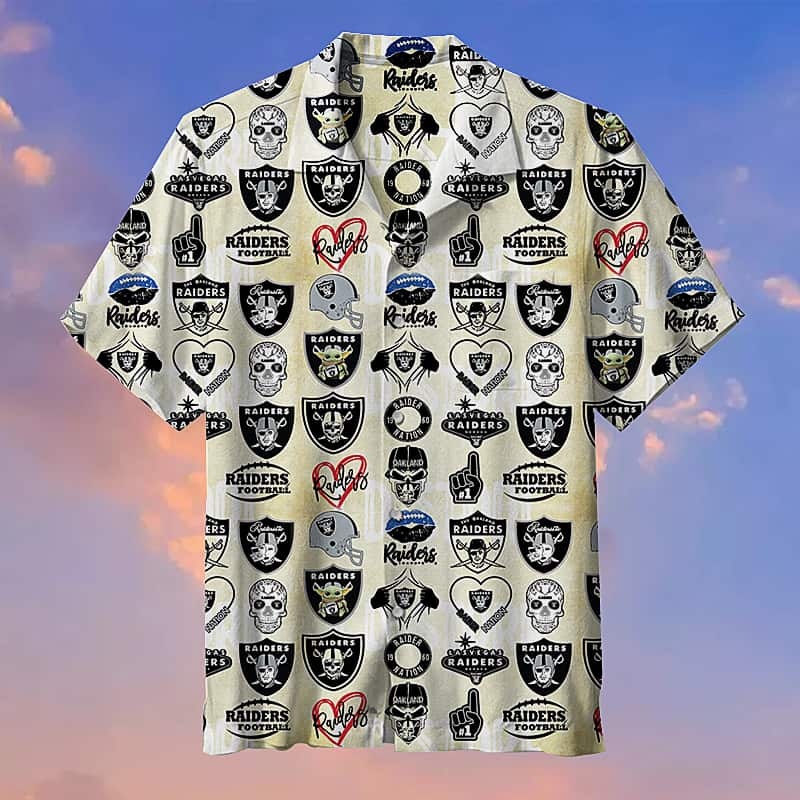 NFL Las Vegas Raiders Hawaiian Shirt Gift For Beach Trip