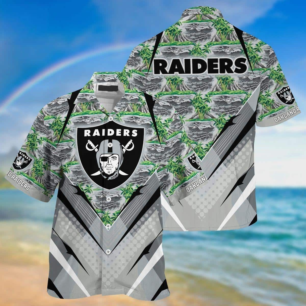 NFL Las Vegas Raiders Hawaiian Shirt Gift For Beach Vacation