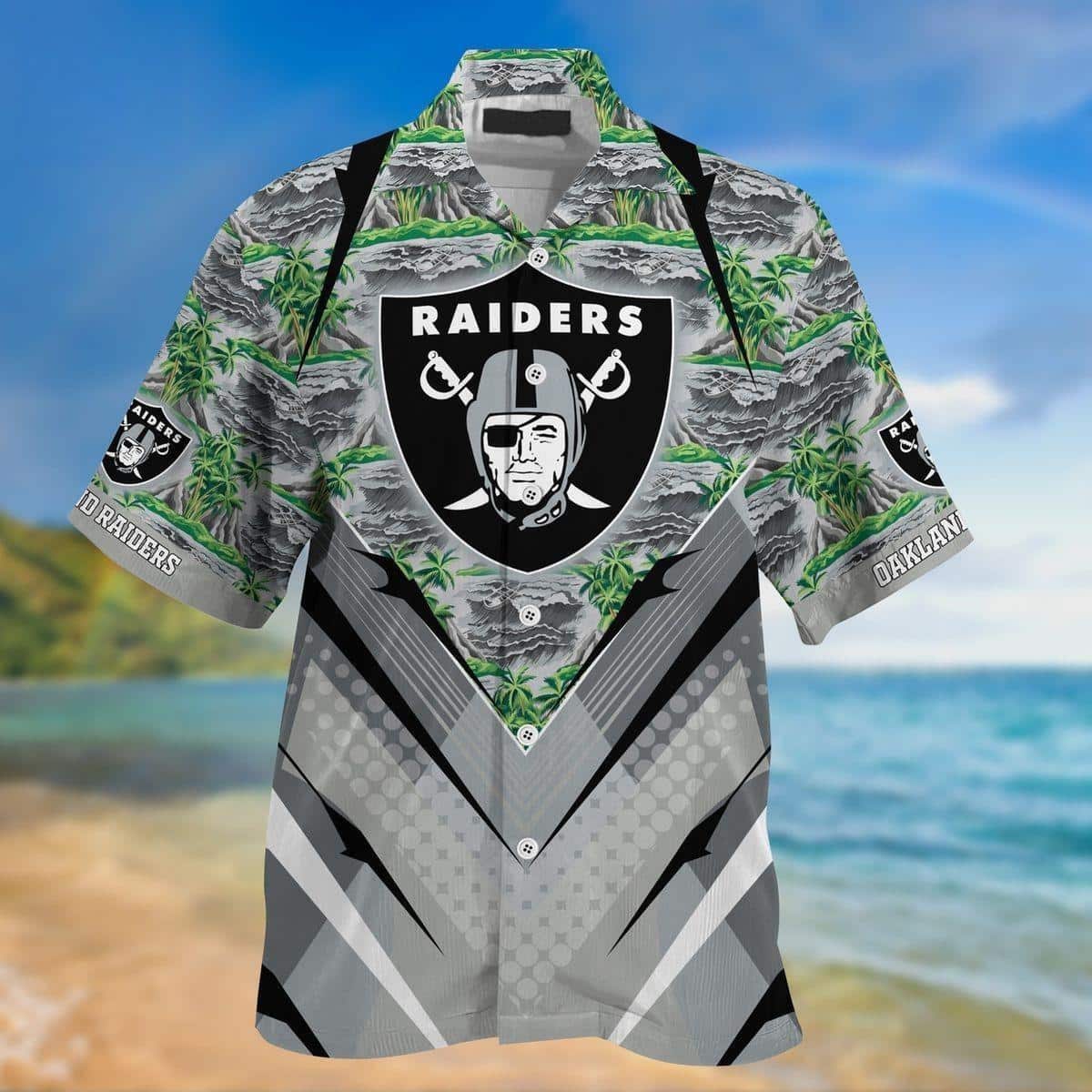 NFL Las Vegas Raiders Hawaiian Shirt Gift For Beach Vacation NFL Las Vegas Raiders Hawaiian Shirt Gift For Beach Vacation