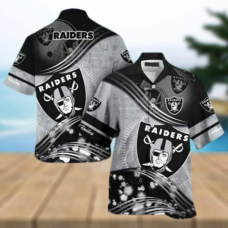 NFL Las Vegas Raiders Hawaiian Shirt Birthday Gift For Football Fans