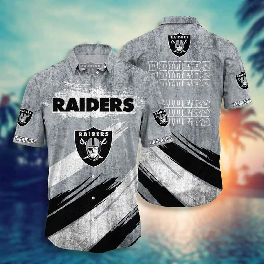 NFL Las Vegas Raiders Hawaiian Shirt Summer Vacation Gift For Football Fans