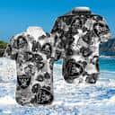 Palm Leaves Pattern With Las Vegas Raiders Hawaiian Shirt Palm Leaves Pattern With Las Vegas Raiders Hawaiian Shirt