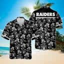 Las Vegas Raiders Hawaiian Shirt Island Pattern All Over Print Las Vegas Raiders Hawaiian Shirt Island Pattern All Over Print