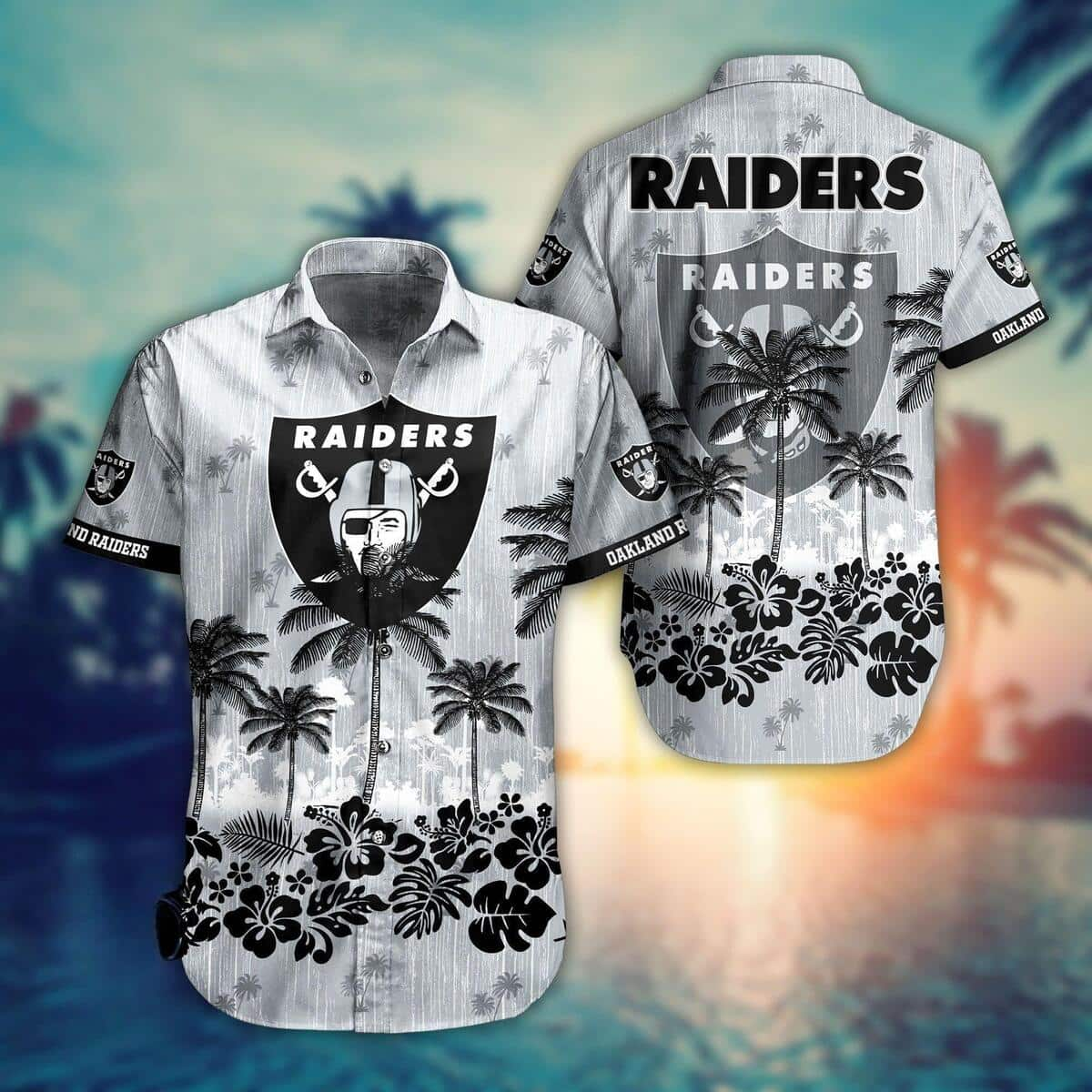 Las Vegas Raiders Hawaiian Shirt Football Gift For Dad