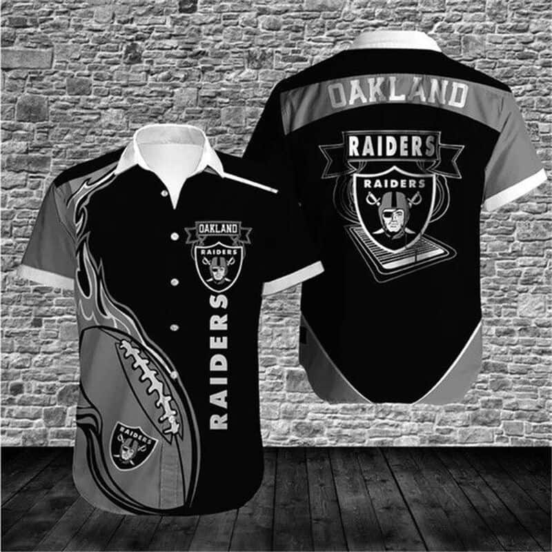 NFL Las Vegas Raiders Hawaiian Shirt Gift For Sports Dad NFL Las Vegas Raiders Hawaiian Shirt Gift For Sports Dad