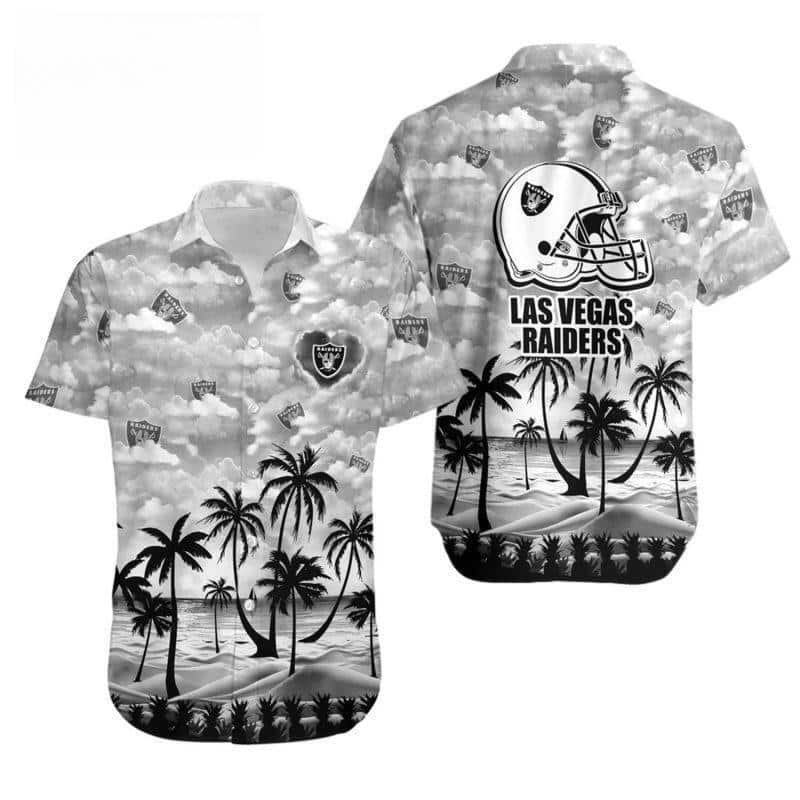 Vintage Las Vegas Raiders Hawaiian Shirt Beach Gift For Friend