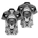 Horror Skull NFL Las Vegas Raiders Hawaiian Shirt Horror Skull NFL Las Vegas Raiders Hawaiian Shirt