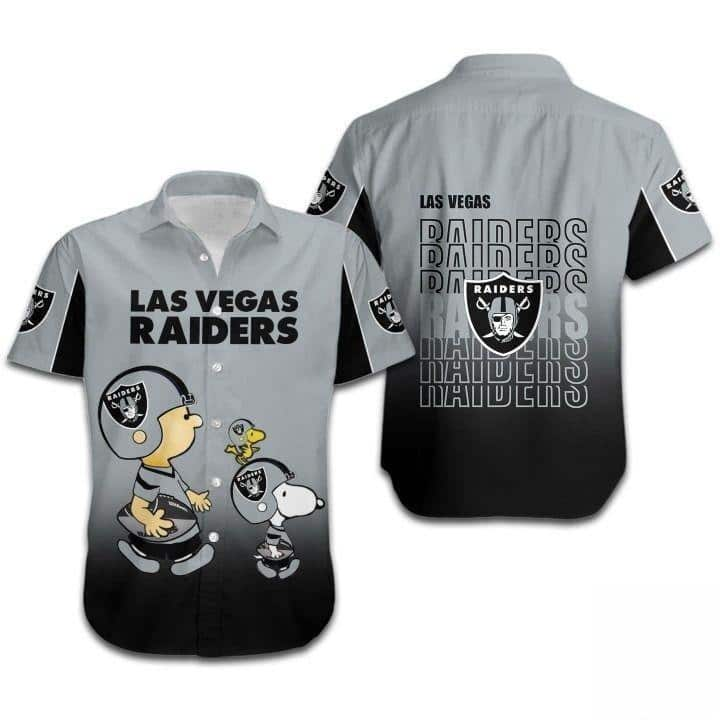 Cool Las Vegas Raiders Hawaiian Shirt Gift For Football Fans