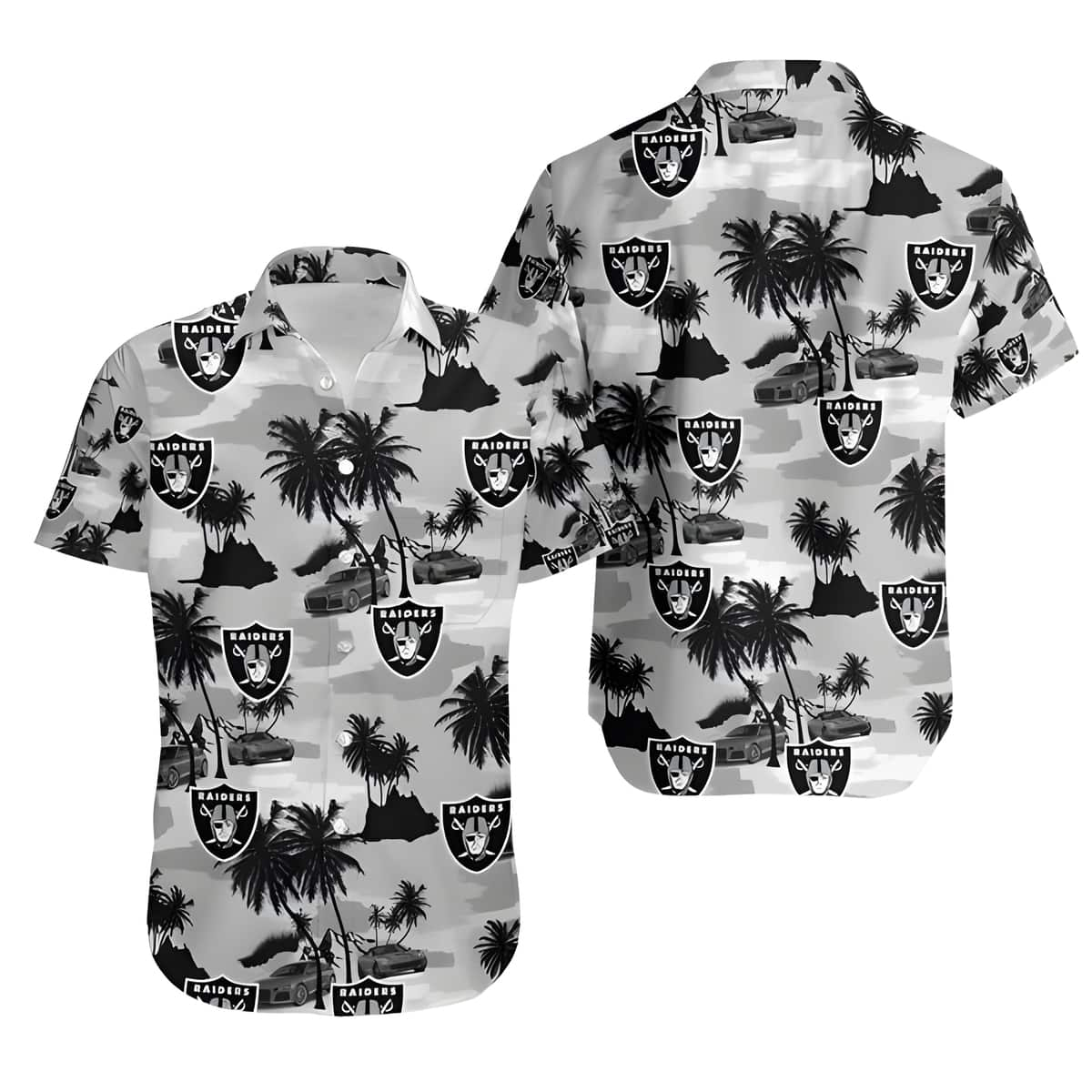 NFL Las Vegas Raiders Hawaiian Shirt Birthday Gift For Beach Lovers