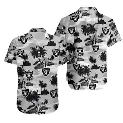 NFL Las Vegas Raiders Hawaiian Shirt Birthday Gift For Beach Lovers