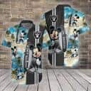 Disney Mickey Mouse Surfing Las Vegas Raiders Hawaiian Shirt Beach Vacation Gift