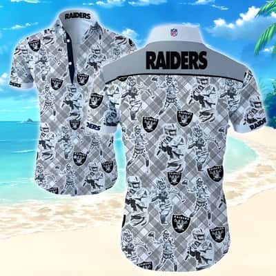 NFL Las Vegas Raiders Hawaiian Shirt Beach Gift For Football Players