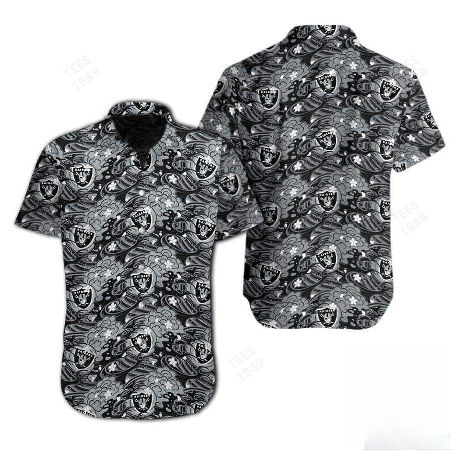 NFL Las Vegas Raiders Hawaiian Shirt Summer Beach Gift NFL Las Vegas Raiders Hawaiian Shirt Summer Beach Gift
