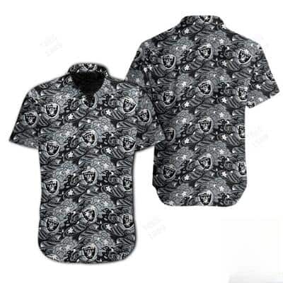 NFL Las Vegas Raiders Hawaiian Shirt Summer Beach Gift