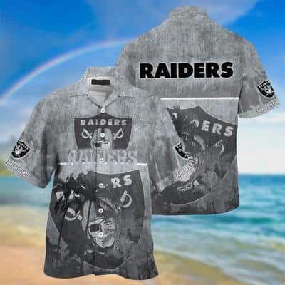 Las Vegas Raiders Hawaiian Shirt Beach Vacation Gift