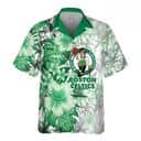 NBA Boston Celtics Hawaiian Shirt Hibiscus Flower Pattern Beach Gift For Friend NBA Boston Celtics Hawaiian Shirt Hibiscus Flower Pattern Beach Gift For Friend
