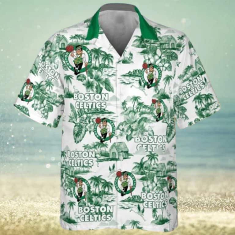 Boston Celtics Hawaiian Shirt Island Pattern Gift For Him And Her