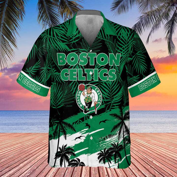 Vintage Boston Celtics Hawaiian Shirt Gift For Hawaii Lovers