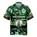 NBA Boston Celtics Hawaiian Shirt Summer Flower Pattern Beach Gift NBA Boston Celtics Hawaiian Shirt Summer Flower Pattern Beach Gift