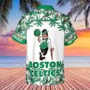 NBA Boston Celtics Hawaiian Shirt Palm Trees Trendy Summer Gift