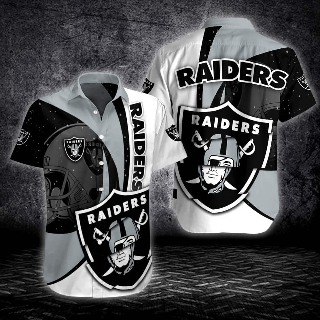 NFL Las Vegas Raiders Hawaiian Shirt Beach Gift For Friend