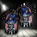 NFL Las Vegas Raiders Hawaiian Shirt Independence Day 4th Of July NFL Las Vegas Raiders Hawaiian Shirt Independence Day 4th Of July