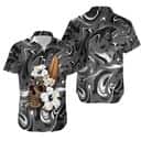 NFL Las Vegas Raiders Hawaiian Shirt Skull And Hibiscus Flower NFL Las Vegas Raiders Hawaiian Shirt Skull And Hibiscus Flower