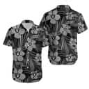 Las Vegas Raiders Hawaiian Shirt Flower Pattern Gift For Beach Trip Las Vegas Raiders Hawaiian Shirt Flower Pattern Gift For Beach Trip
