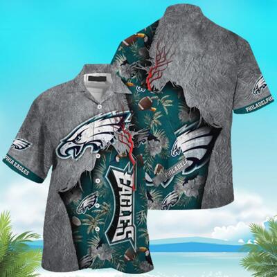 NFL Philadelphia Eagles Hawaiian Shirt Gift For Football Players