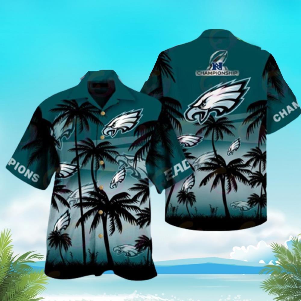 NFL Philadelphia Eagles Hawaiian Shirt Beach Gift For Him NFL Philadelphia Eagles Hawaiian Shirt Beach Gift For Him