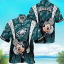 Cool Disney Mickey Mouse Philadelphia Eagles Hawaiian Shirt Cool Disney Mickey Mouse Philadelphia Eagles Hawaiian Shirt